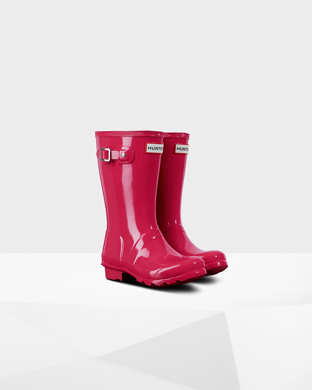 Galochas Hunter Criança Rosa - Original Big Gloss - 24NGAEMDK
